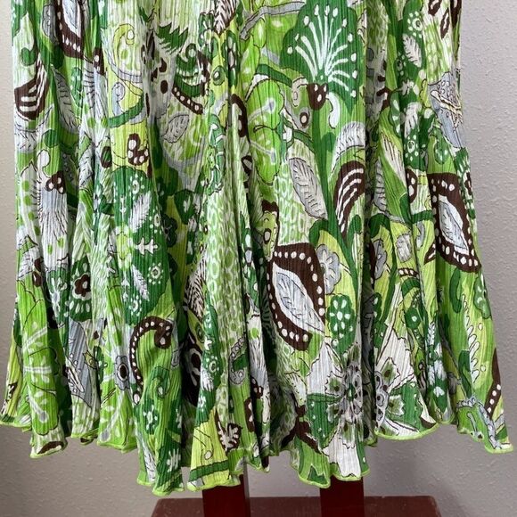 NWT Multiples Green Floral & Botanical Skirt - Picture 3 of 9